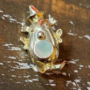 Vintage Clown Brooch